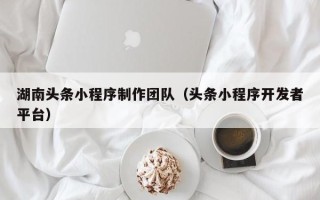 姜堰湖南头条小程序制作团队（头条小程序开发者平台）